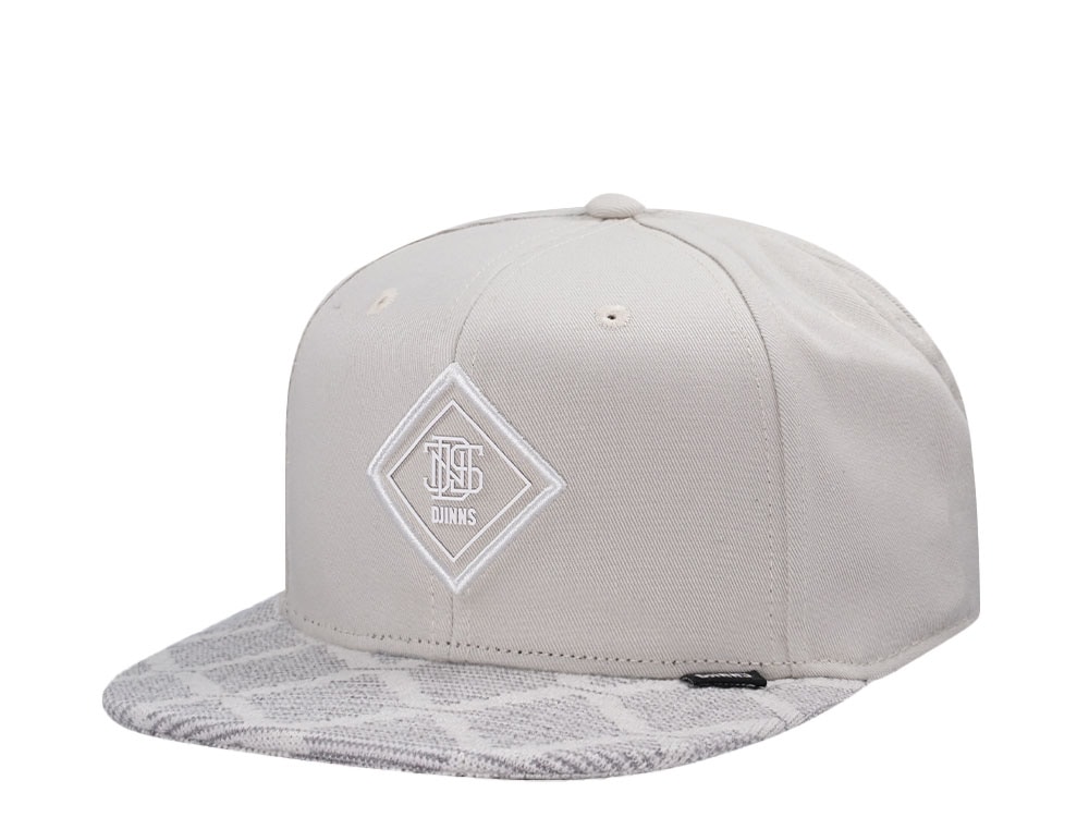 Djinns FendoLookalike Light Grey 6 Panel Snapback Gorra