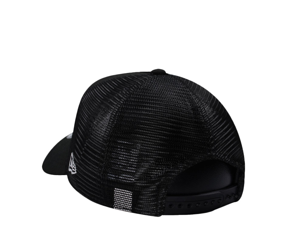New Era Toronto Maple Leafs Black Prime Edition 9Forty A Frame Trucker Snapback Gorra