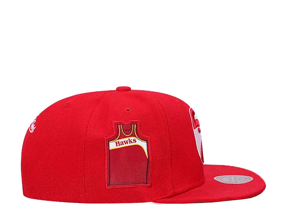 Mitchell & Ness Atlanta Hawks Jersey Love Hardwood Classic Snapback Gorra