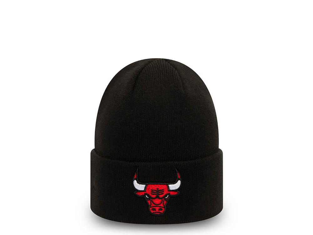 New Era Chicago Bulls Essential Cuff Beanie Black Gorro