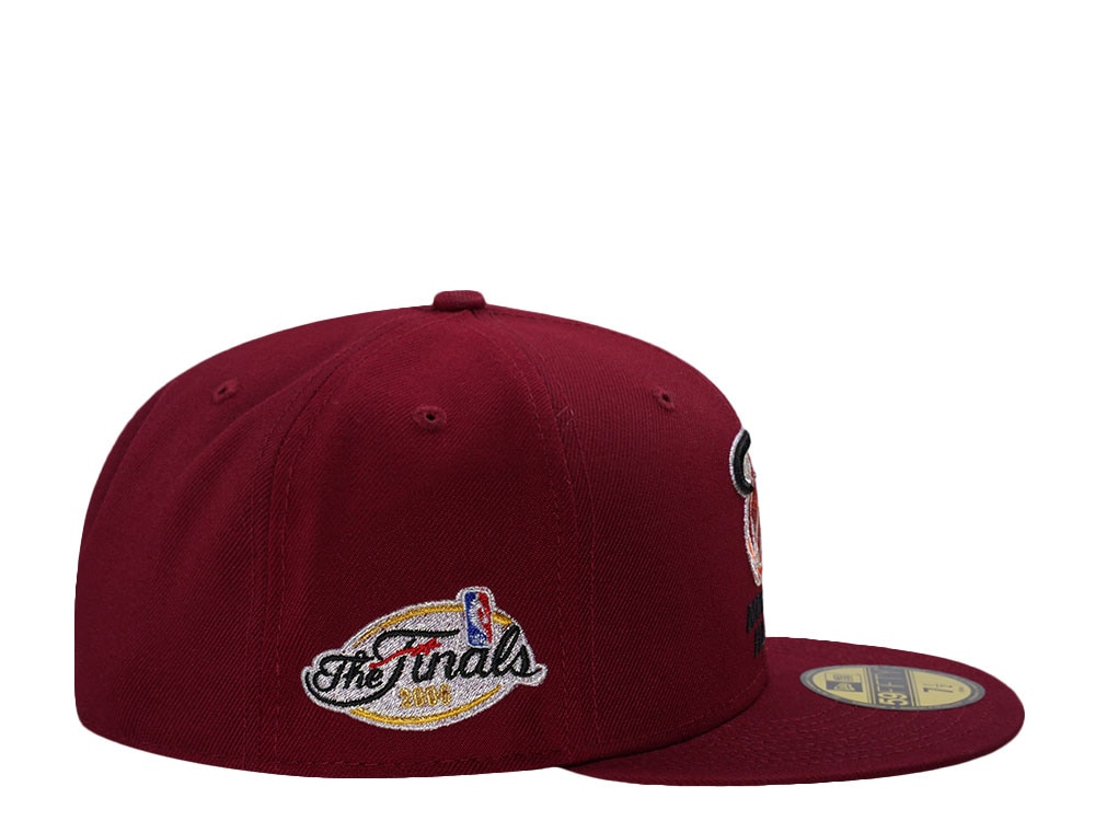 New Era Miami Heat NBA Finals 2006 Maroon Metallic Edition 59Fifty Fitted Gorra