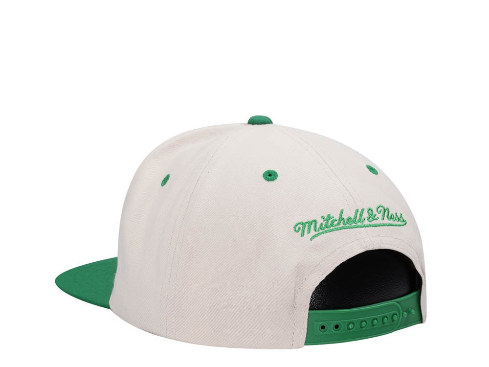 Mitchell & Ness Seattle Supersonics Sail Off White Two Tone Snapback Gorra