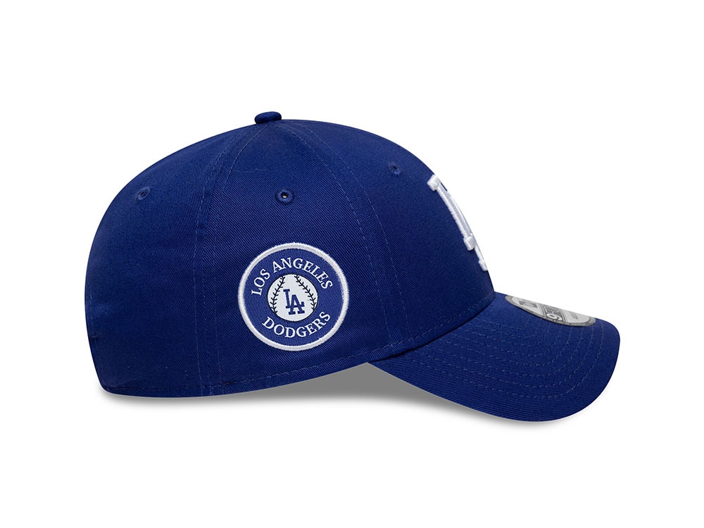 New Era Los Angeles Dodgers Side Patch Blue Edition 9Forty Strapback Gorra