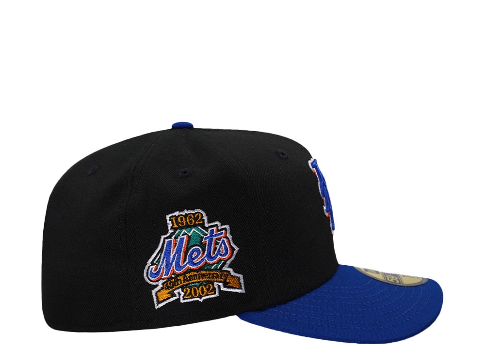 New Era New York Mets World Series 1962 Black Two Tone Edition 59Fifty Pre Curved Fitted Gorra