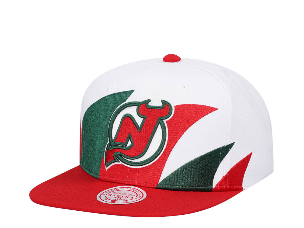 Mitchell & Ness New Jersey Devils Vintage Sharktooth Snapback Gorra