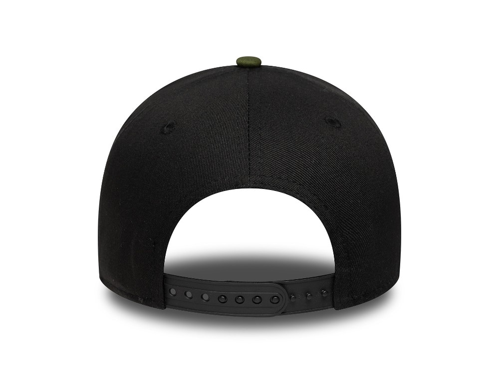 New Era Camo Patch Black 9Forty A Frame Snapback Gorra