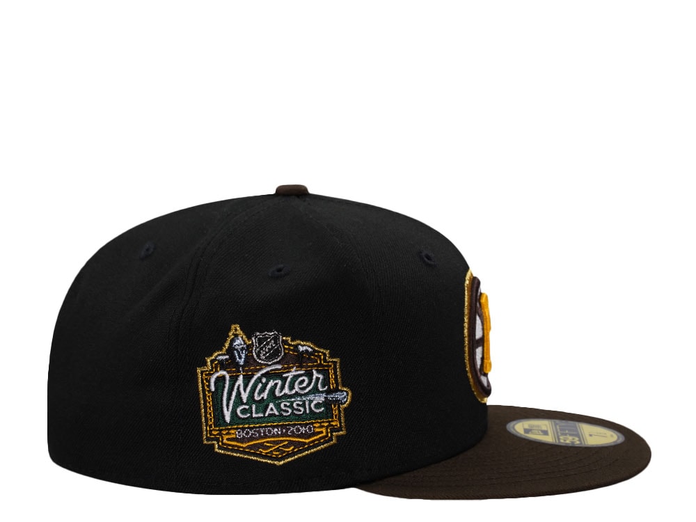 New Era Boston Bruins Winter Classic 2010 Black Two Tone Edition 59Fifty Fitted Gorra