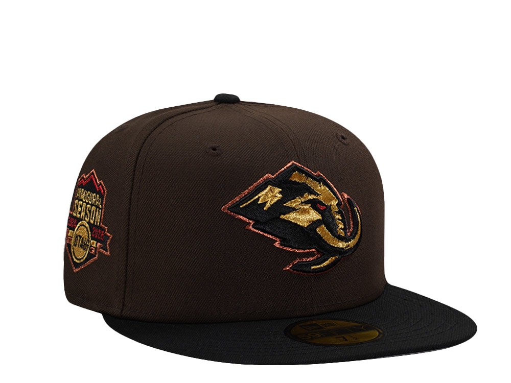 New Era Utah Mammoth Inaugural Season Walnut Two Tone Edition 59Fifty Fitted Gorra