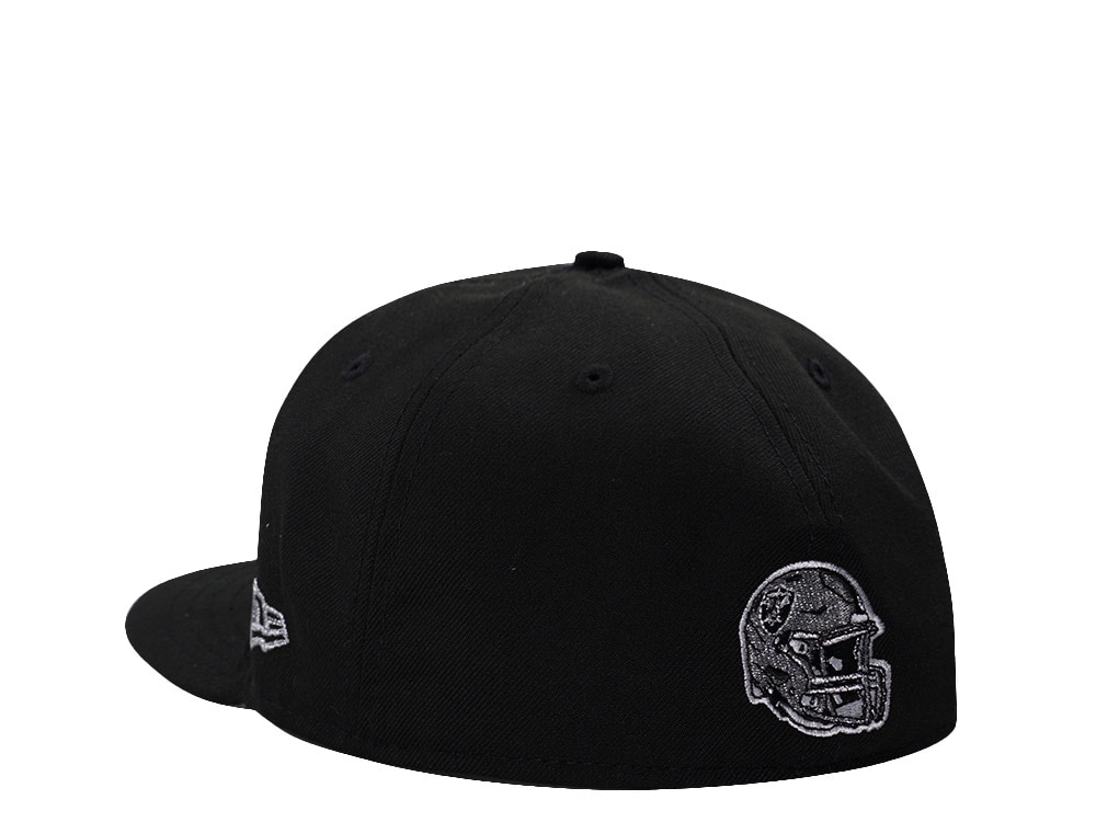 New Era Las Vegas Raiders 50th Anniversary Skull Black Prime Edition 59Fifty Fitted Gorra