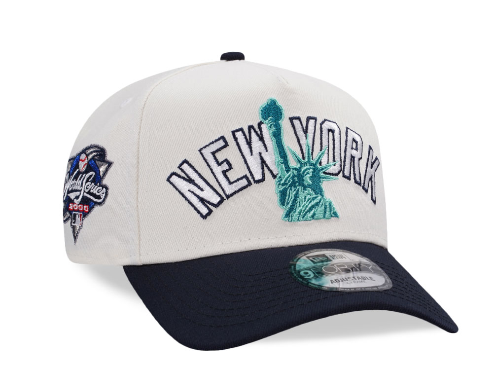 New Era New York Yankees World Series 2000 Chrome Two Tone Edition 9Forty A Frame Snapback Gorra