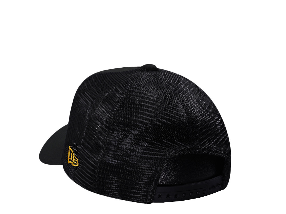 New Era Florida Panthers Black Prime Edition 9Forty A Frame Trucker Snapback Gorra