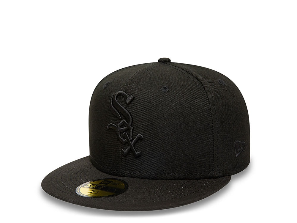 New Era Chicago White Sox Plain Blackout Prime Edition 59Fifty Fitted Gorra