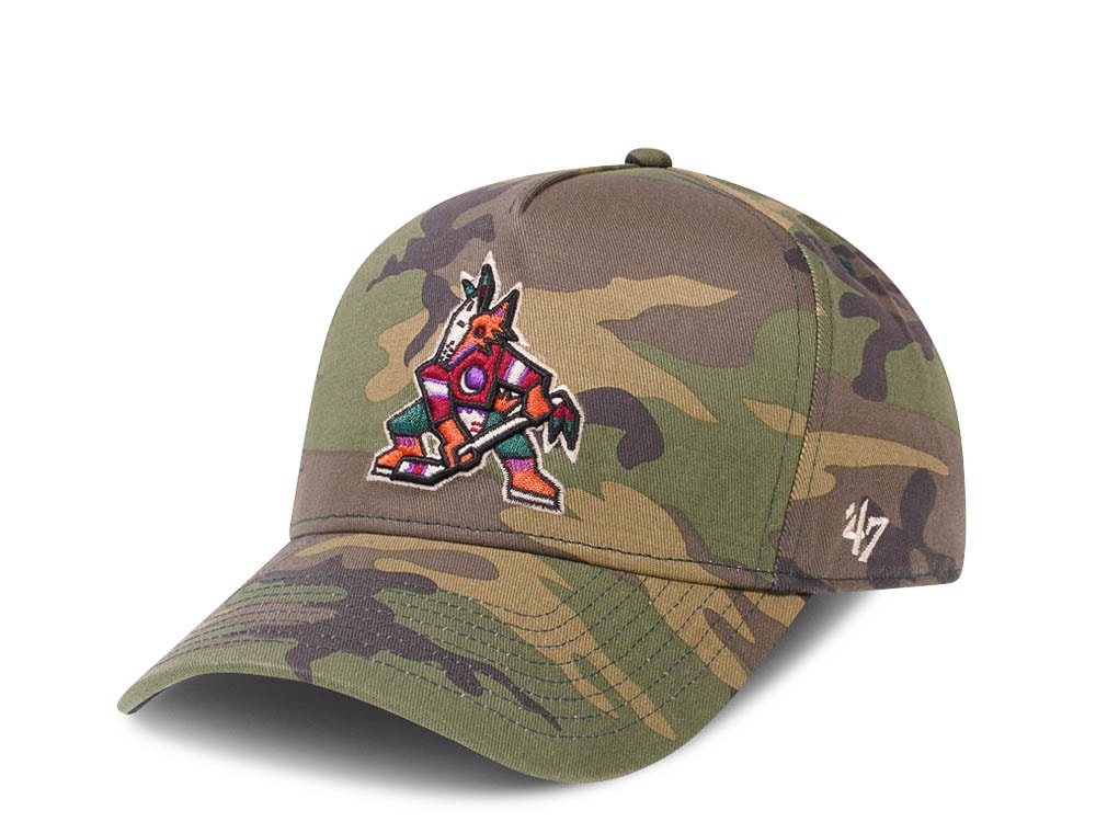 47Brand Arizona Coyotes Camo Grove Classic Snapback Gorra