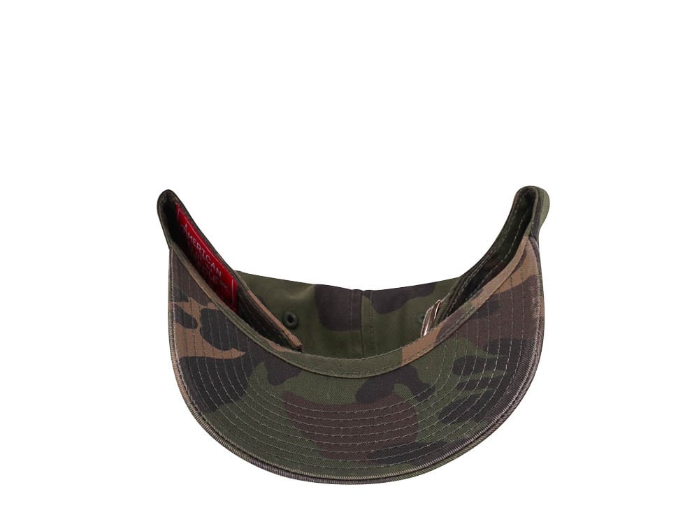 American Needle California Republic Camouflage Vintage Casual Strapback Gorra