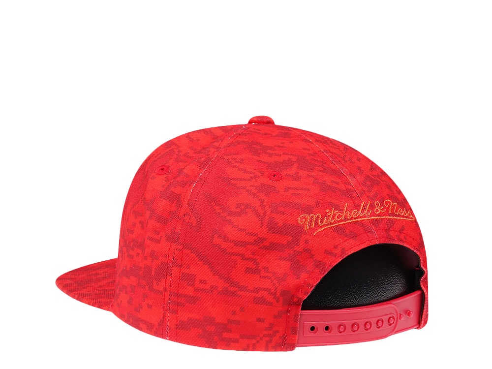Mitchell & Ness Miami Heat NBA Team Digi Camo Hardwood Classic Snapback Gorra