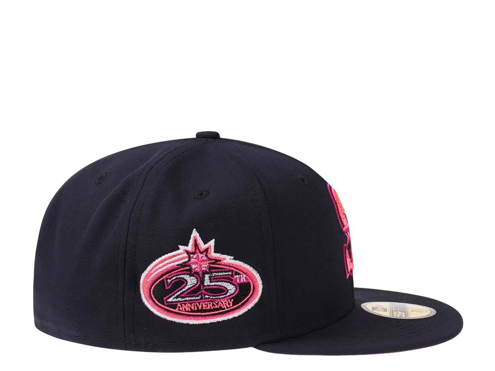 New Era Seattle Mariners 25th Anniversary Flashy Pink Edition 59Fifty Fitted Gorra