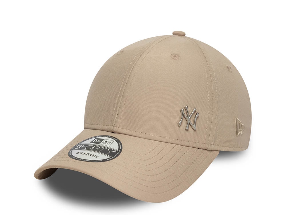 New Era New York Yankees Flawless Light Camel 9Forty Strapback Gorra