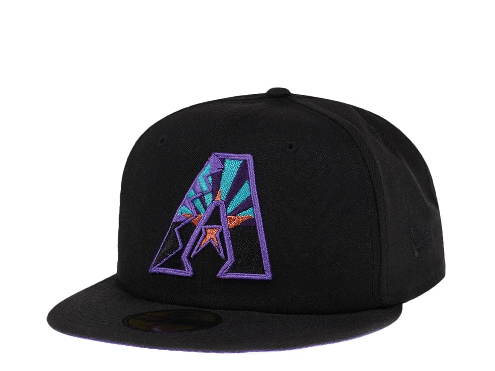 New Era Arizona Diamondbacks Black Purple Edition 59Fifty Fitted Gorra