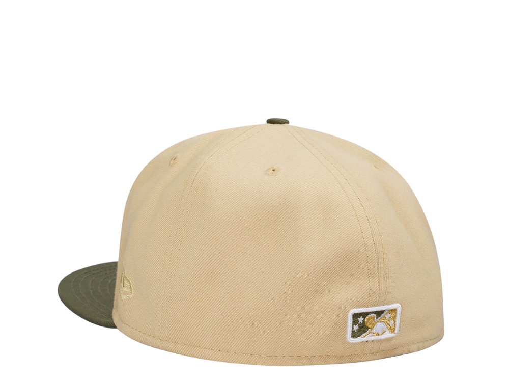 New Era Birmingham Barons 20 Years Vegas Gold Two Tone Prime Edition 59Fifty Fitted Gorra