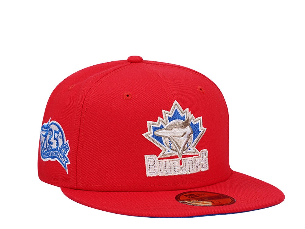 New Era Toronto Blue Jays 25th Anniversary Red Blue Edition 59Fifty Fitted Gorra