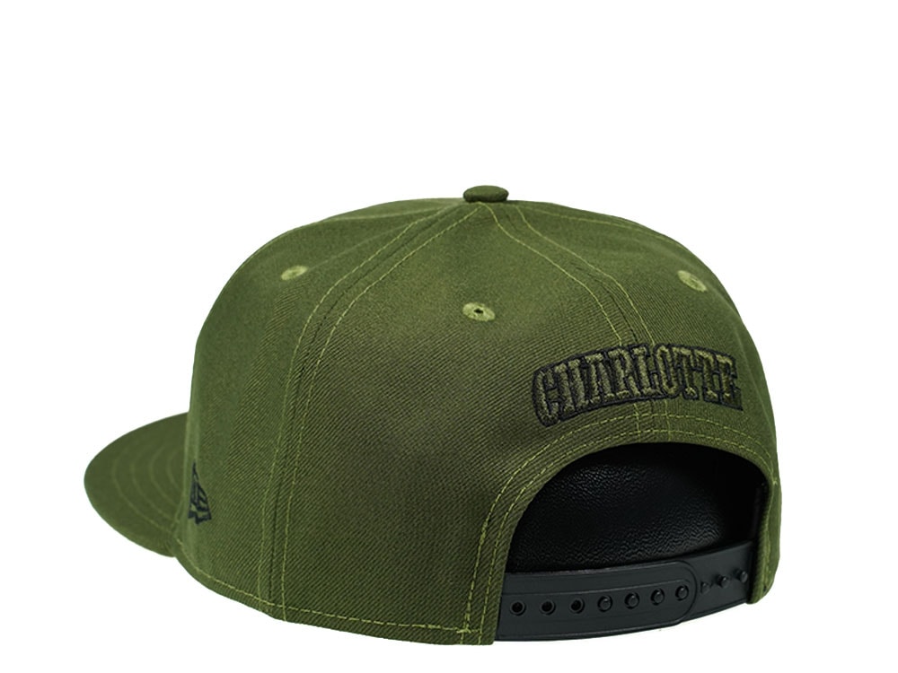 New Era Charlotte Hornets Rifle Green Edition 9Fifty Snapback Gorra