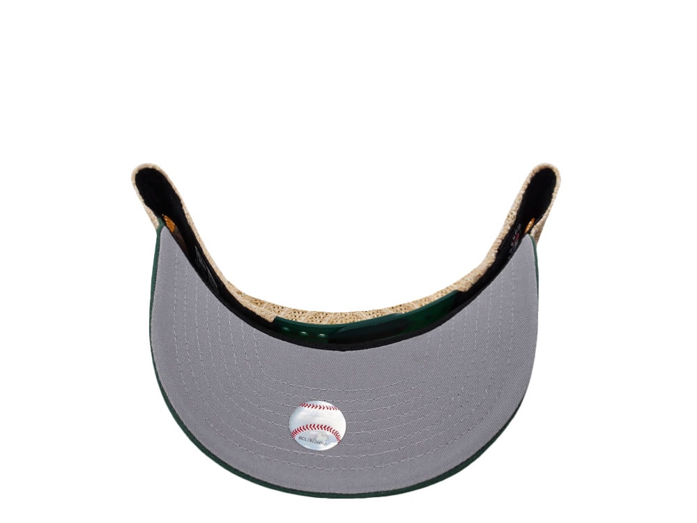 New Era Oakland Athletics Grained Green Edition 9Fifty Trucker A Frame Snapback Gorra