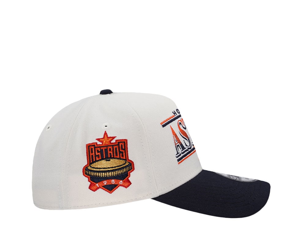 New Era Houston Astros Astro Dome Retro Chrome Two Tone Edition 9Forty A Frame Snapback Gorra