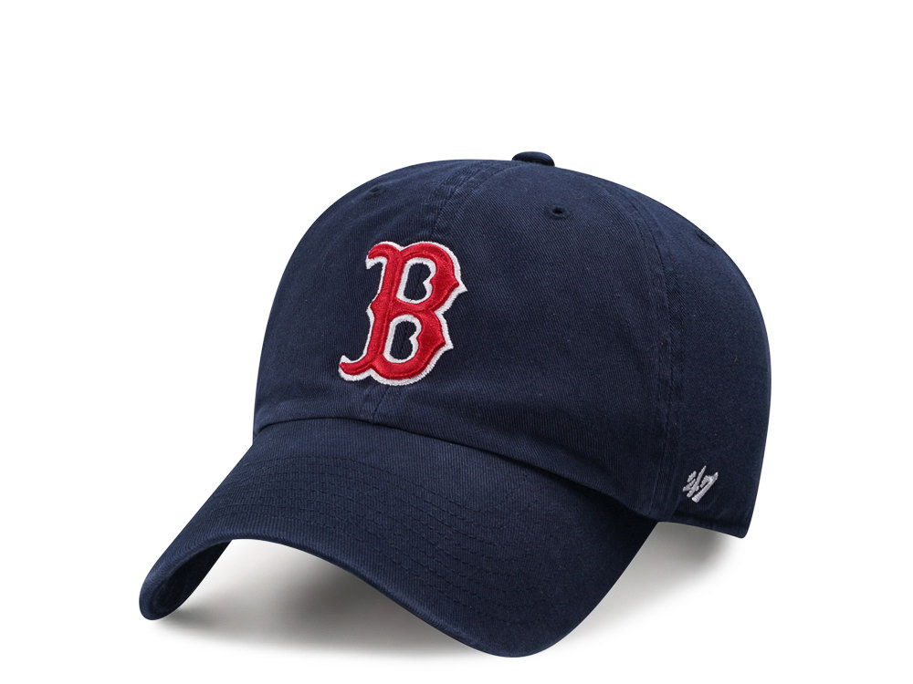 47Brand Boston Red Sox Navy Clean up Strapback Gorra