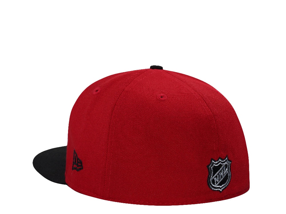 New Era Chicago Blackhawks All Star Game 1991 Scarlet Two Tone Edition 59Fifty Fitted Gorra