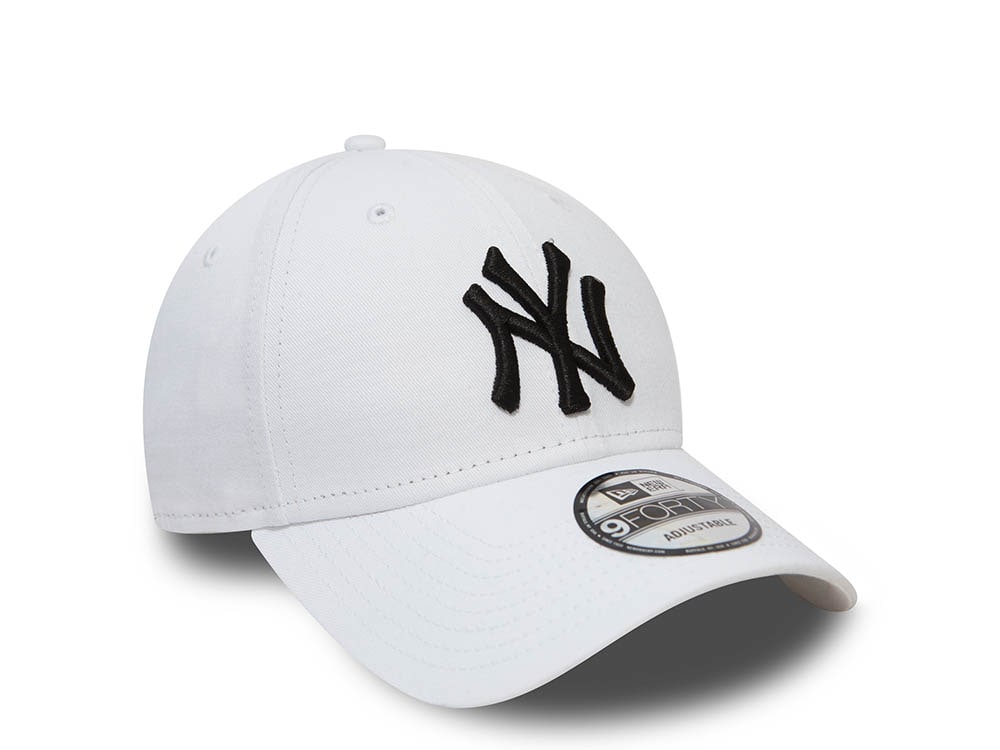 New Era New York Yankees League Basic White 9forty Snapback Gorra
