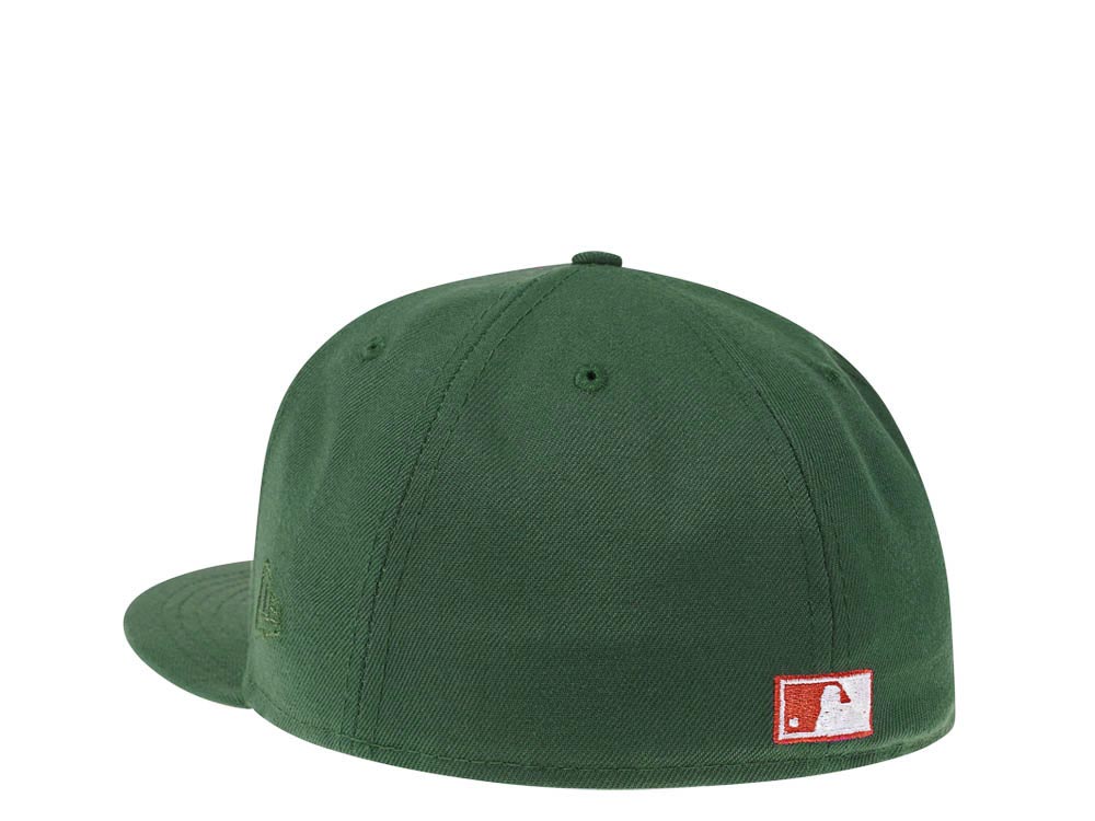New Era Colorado Rockies 25th Anniversary Rust Green Edition 59Fifty Fitted Gorra