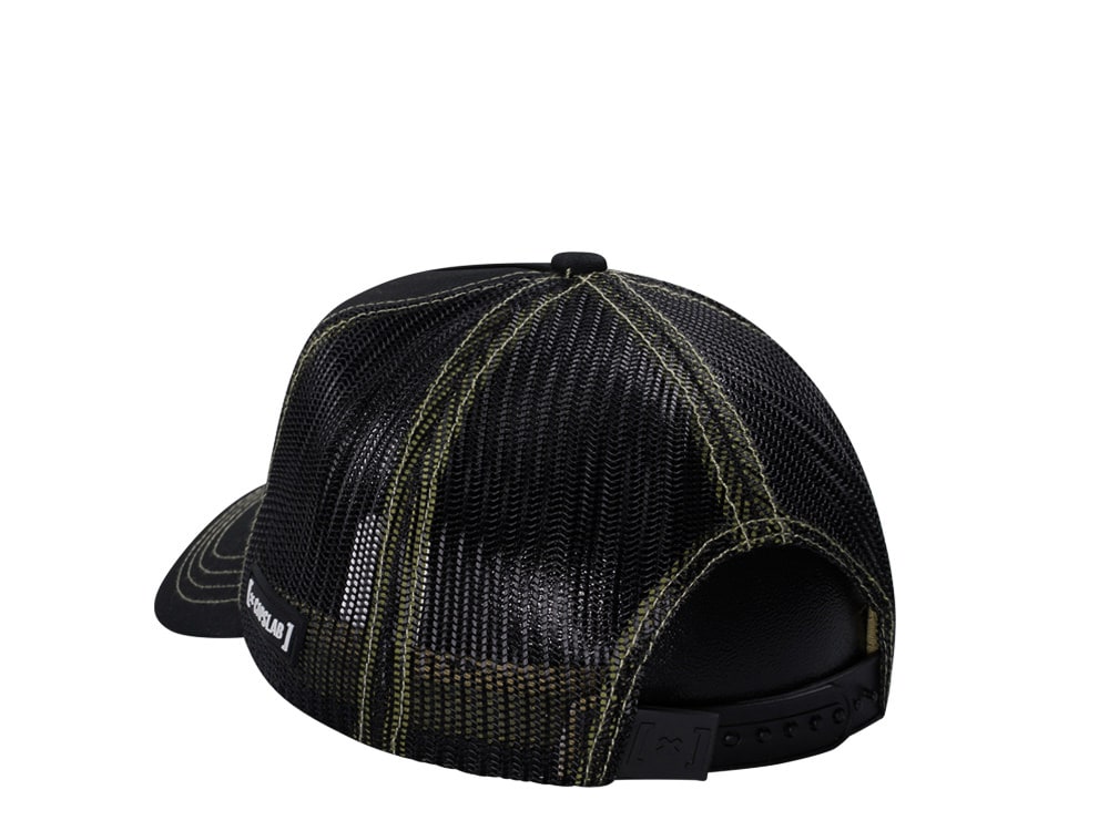 Capslab Disney Scrooge McDuck Black Trucker Snapback Gorra