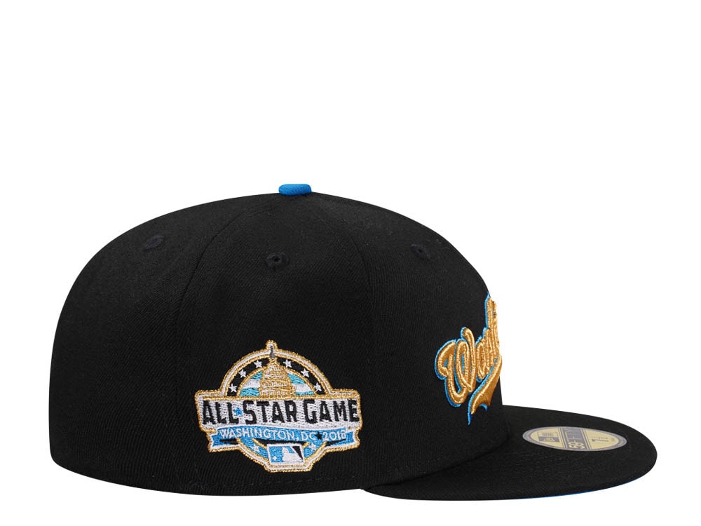 New Era Washington Nationals All Star Game 2018 Golden Script Two Tone Edition 59Fifty Fitted Gorra