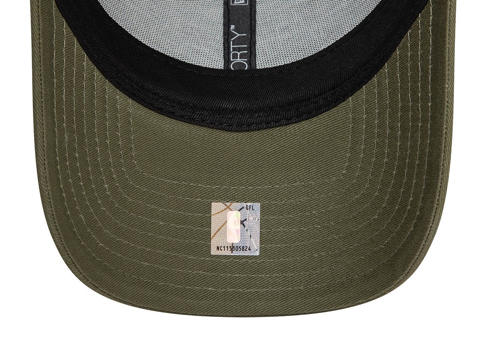 New Era Los Angeles Lakers Team Outline Olive 9Forty Strapback Gorra