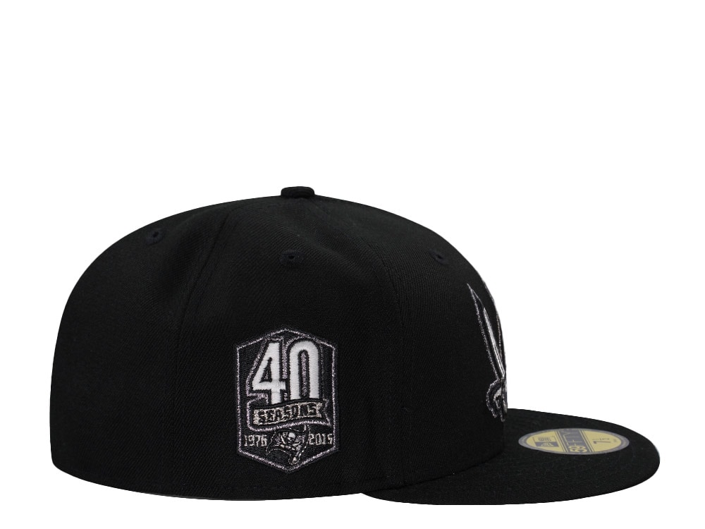 New Era Tampa Bay Buccaneers 40th Seasons Glow Black Prime Edition 59Fifty Fitted Gorra