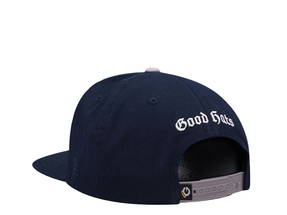 Good Hats Mott Haven Navy Snapback Gorra