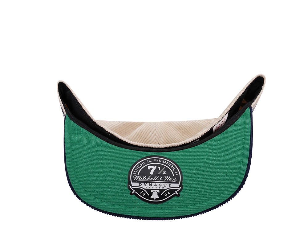 Mitchell & Ness Dallas Mavericks All Star 2010 Two Tone Hardwood Classic Cord Edition Dynasty Fitted Gorra