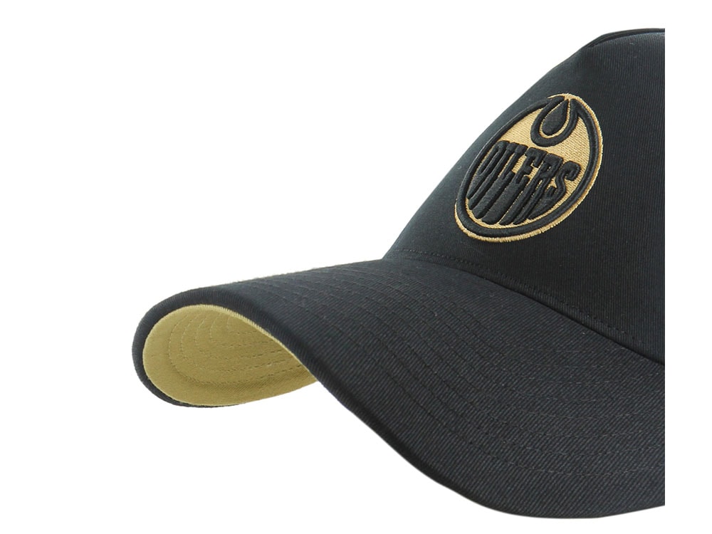47Brand Edmonton Oilers Vintage Stanley Black Sure Shot Edition MVP Snapback Gorra