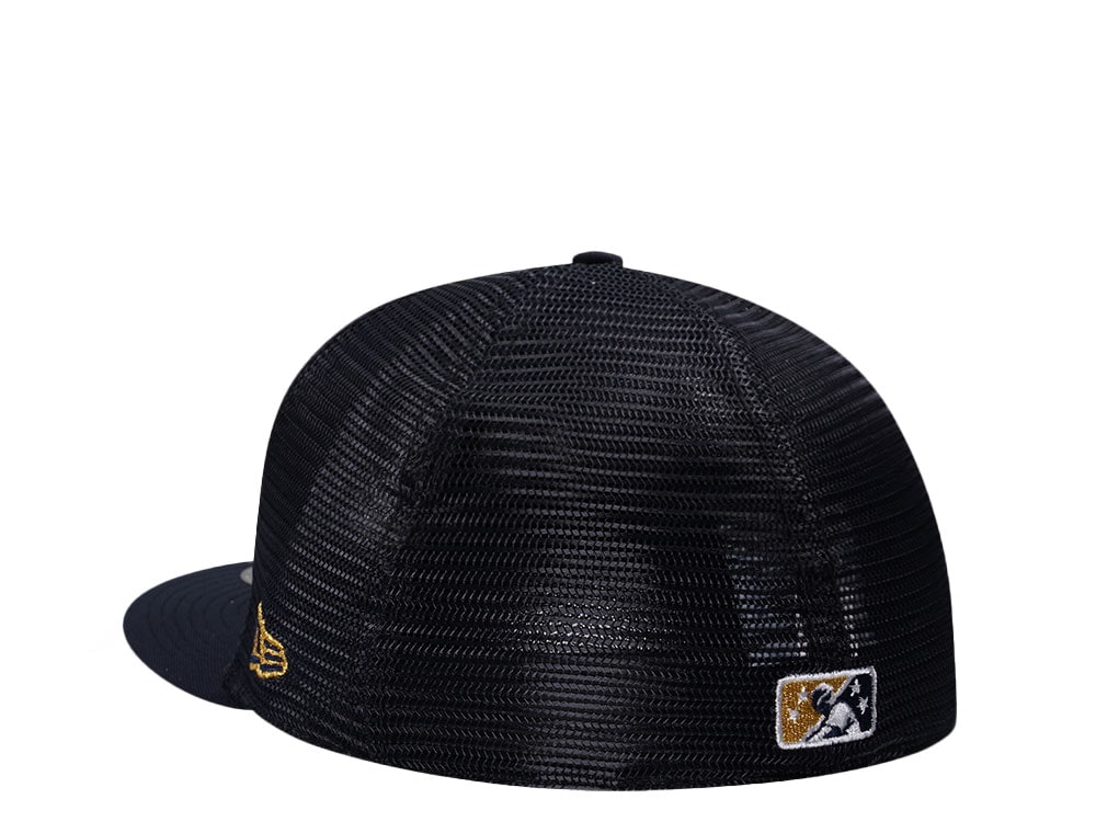 New Era Lake County Captains Navy Gold Trucker Edition 59Fifty Fitted Gorra