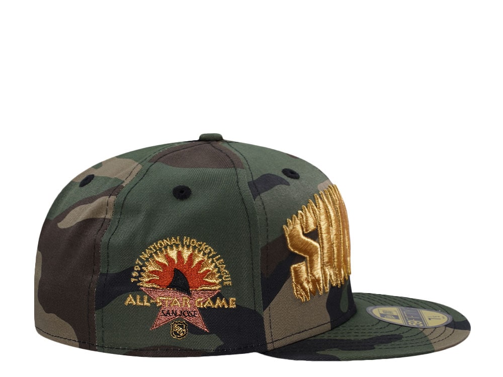 New Era San Jose Sharks All Star Game 1997 Camo Prime Edition 59Fifty Fitted Gorra