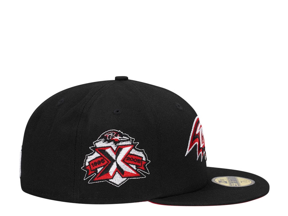 New Era Baltimore Ravens Super Bowl X Black Edition 59Fifty Fitted Gorra