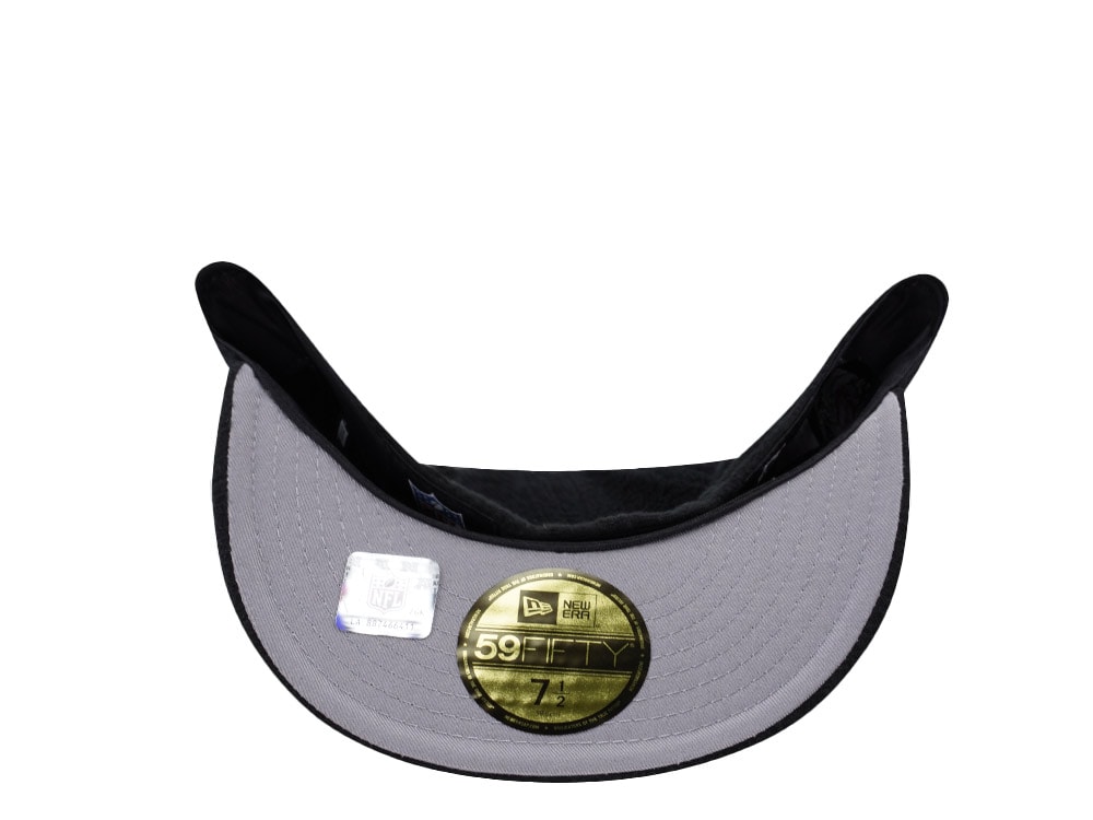 New Era Buffalo Bills 25th Anniversary Black Prime Fleece Edition 59Fifty Fitted Gorra