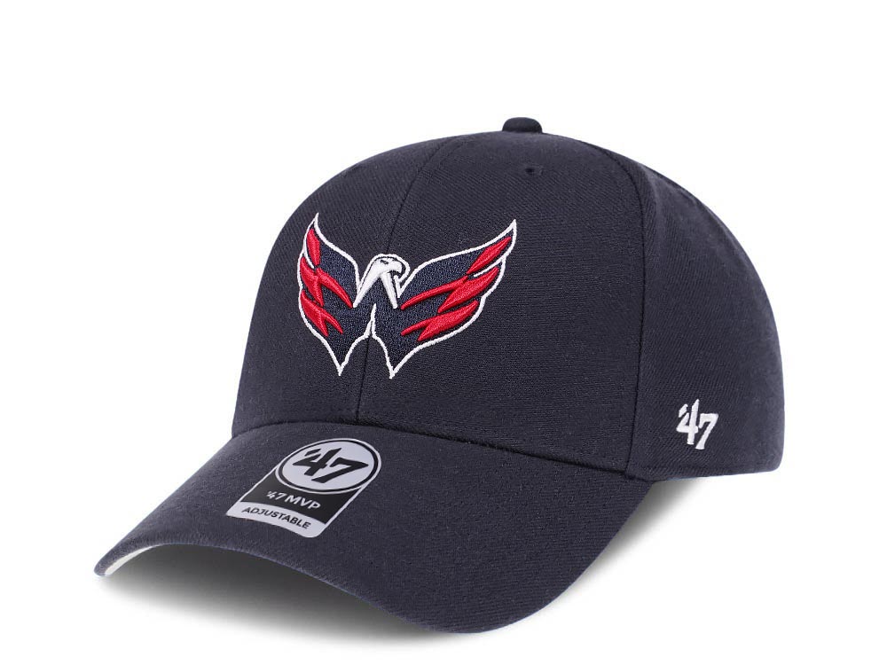 47Brand Washington Capitals Classic Navy Strapback Gorra