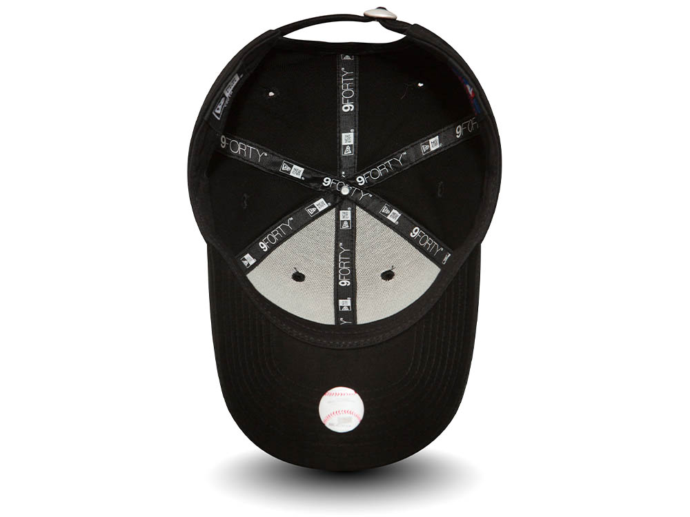 New Era New York Yankees League Essential Black White Kids 9Forty Strapback Gorra