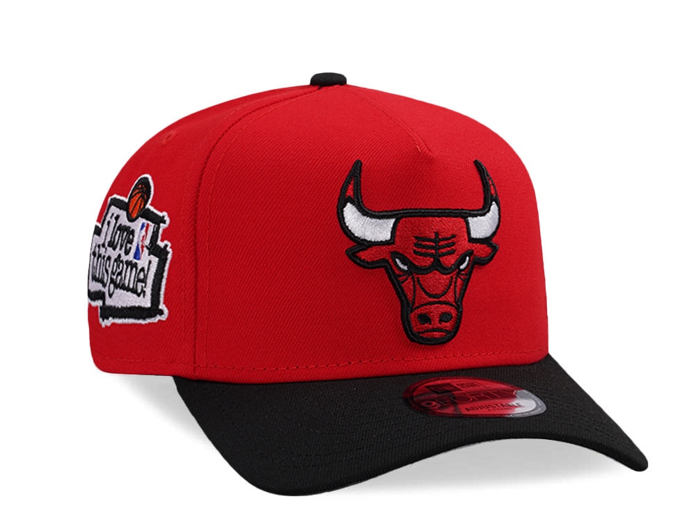 New Era Chicago Bulls Love this Game Red Two Tone Edition 9Forty A Frame Snapback Gorra