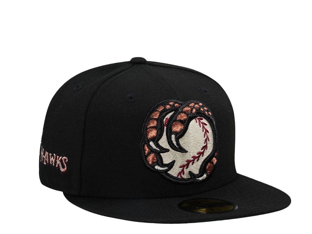 New Era Boise Hawks Black Throwback Edition 59Fifty Fitted Gorra