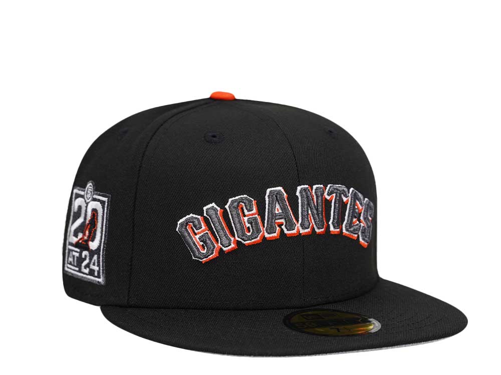 New Era San Francisco Giants 20 AT 24 Gigantes Black Pearl Edition 59Fifty Fitted Gorra