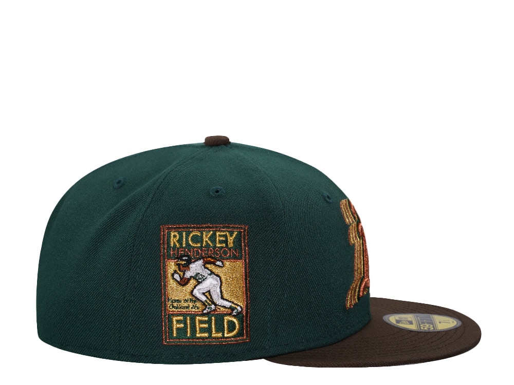 New Era Oakland Athletics Rickey Henderson Film Cascading Two Tone Edition 59Fifty Fitted Gorra