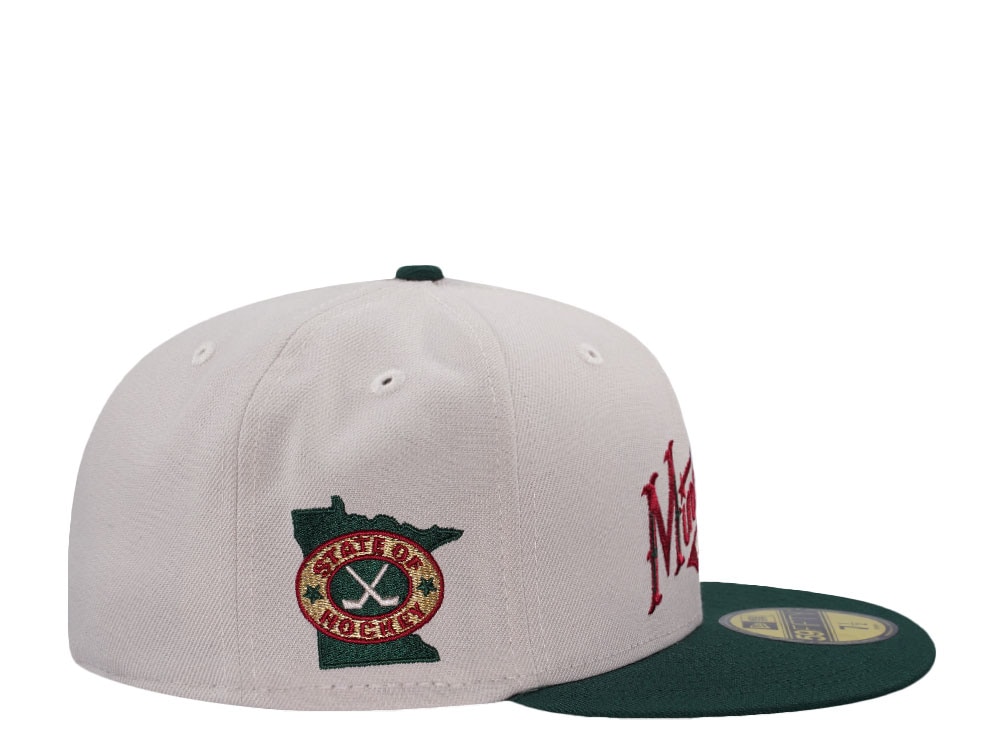 New Era Minnesota Wild State Of Hockey Stone Edition 59Fifty Fitted Gorra