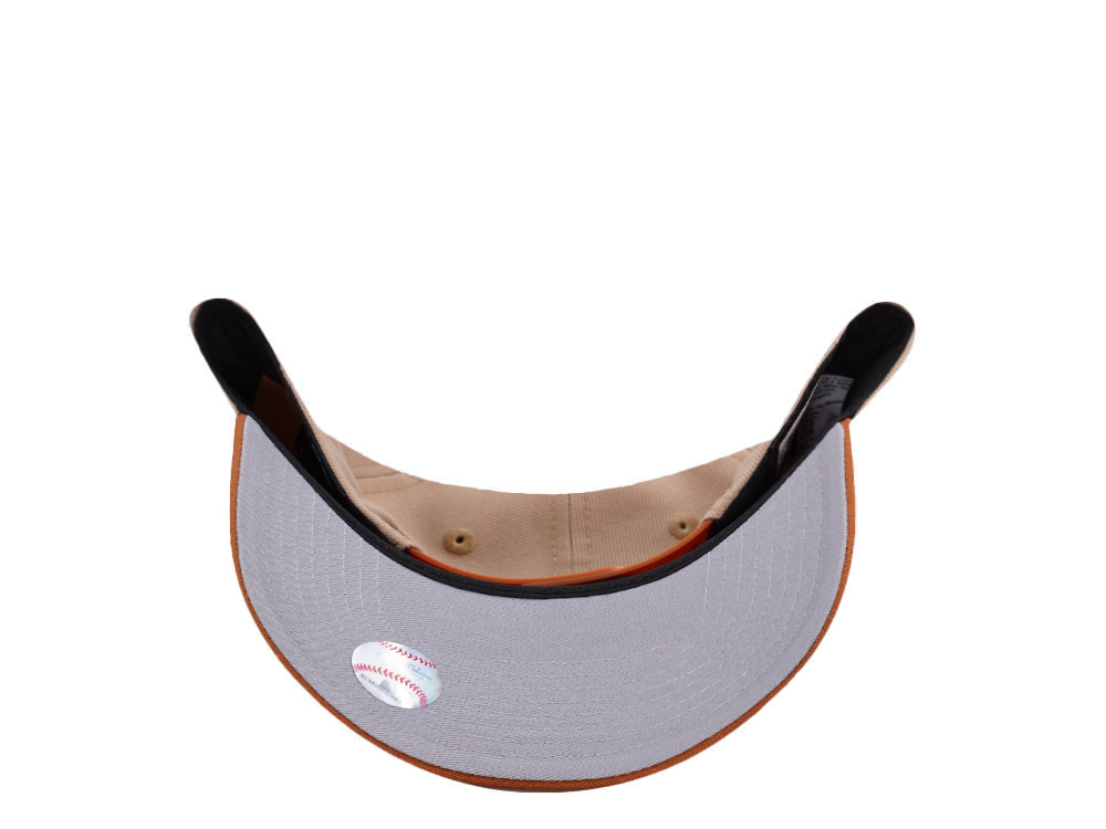 New Era New York Mets World Series 2000 Pumpkin Spice Edition 9Forty A Frame Snapback Gorra